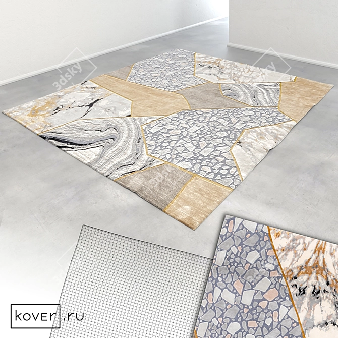 Contemporary Designer Carpets by Kirill Istomin 3D model image 3