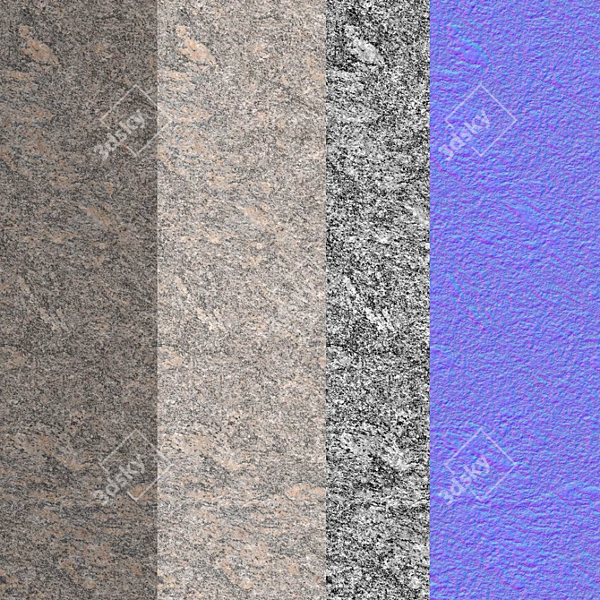 High-quality Stone Textures for 3D Rendering 3D model image 4