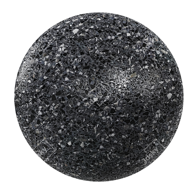 Euval Terrazzo Seamless Material 3D model image 1