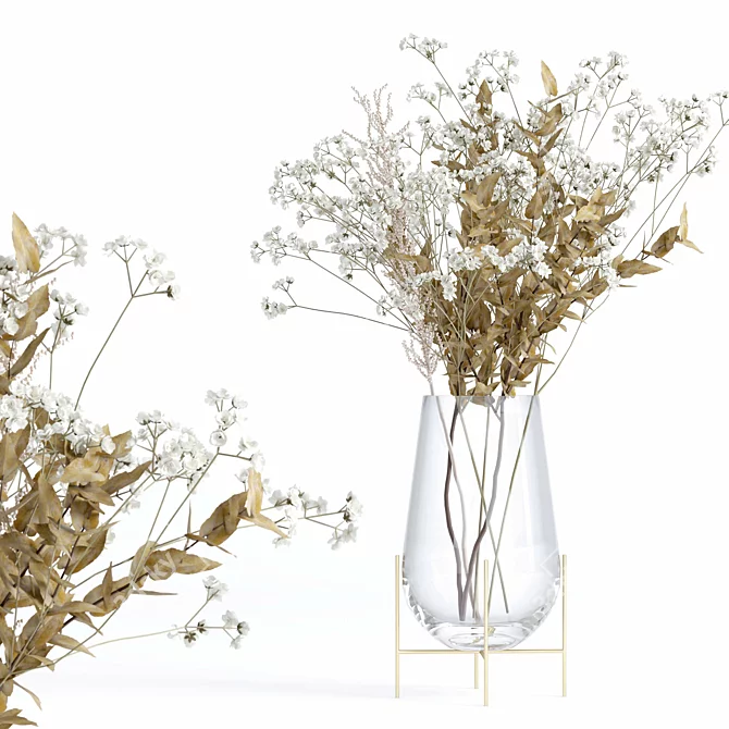 Elegant Floral Arrangement - Bouquet 05 3D model image 1