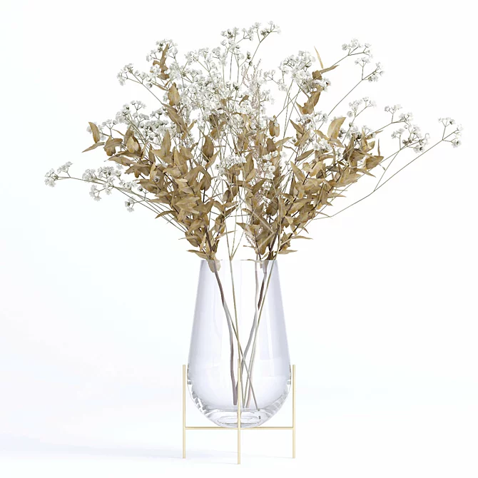 Elegant Floral Arrangement - Bouquet 05 3D model image 2