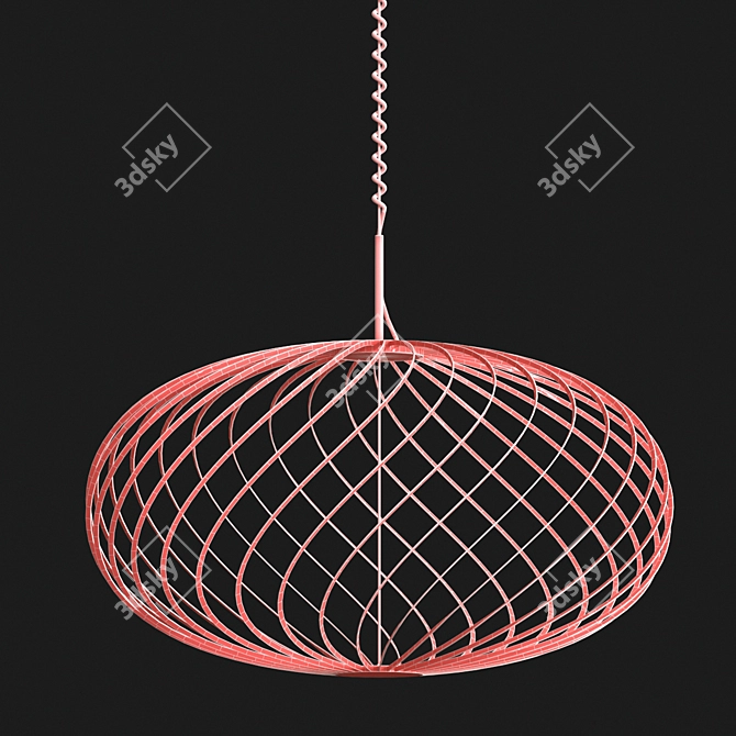 Tom Dixon Spring Pendant Lights 3D model image 3