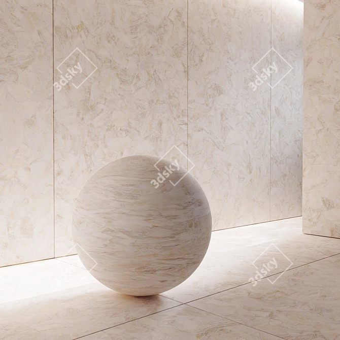 Himalayan Arctic Porcelain Tiles - Exquisite Elegance. 3D model image 3