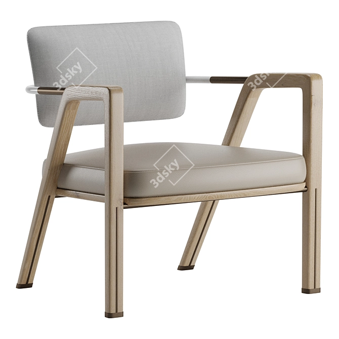 Elegant Giorgetti Elsa Armchair 3D model image 1