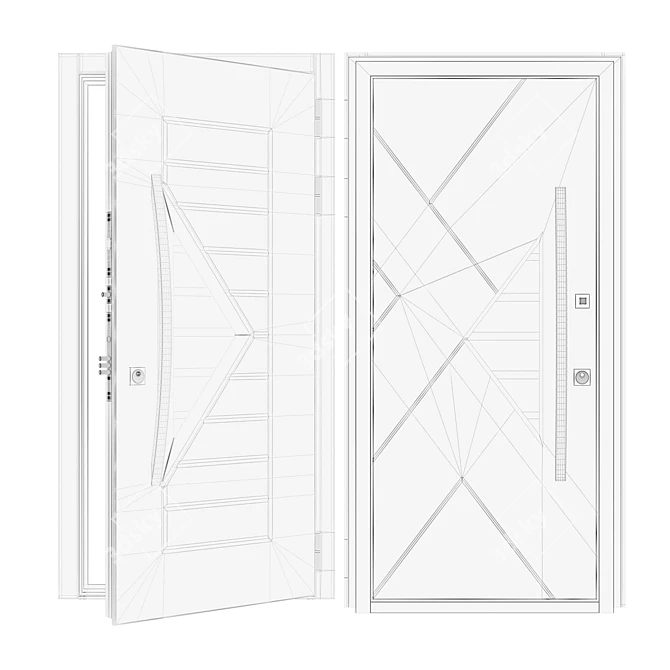 Elevated Design, Quality, and Reliability: I-DOORS SPACE 3D model image 2