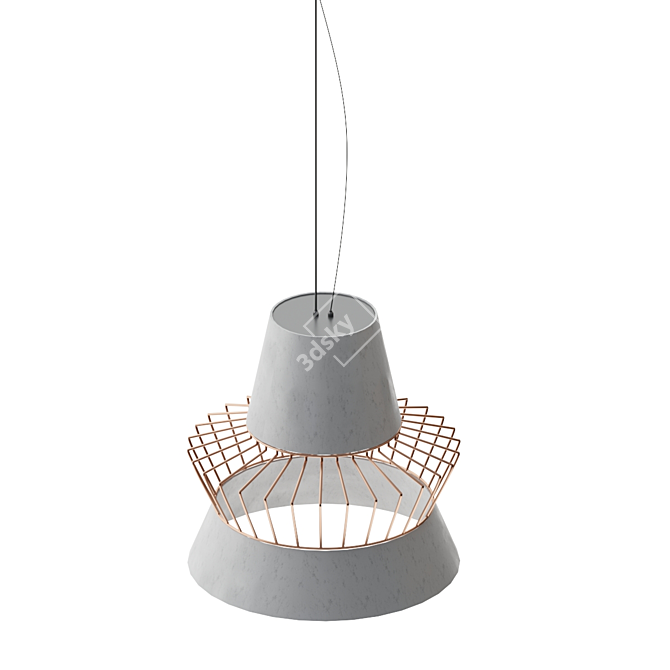 Mexican 313 Pendant Light | Patrizia Volpato 3D model image 2