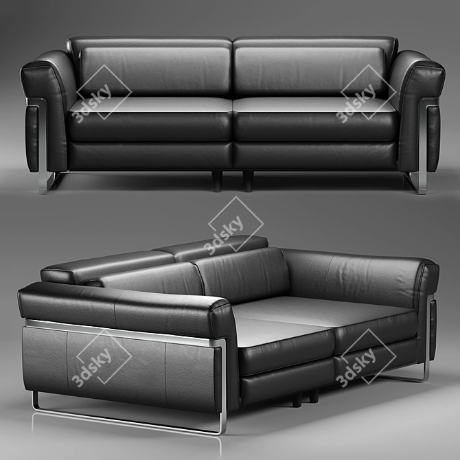 Natuzzi Fidelio: Elegant Comfort 3D model image 2