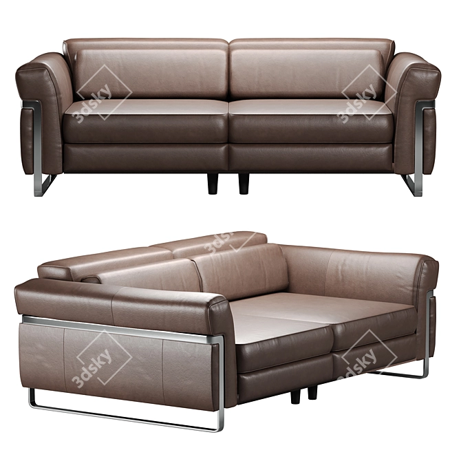 Natuzzi Fidelio: Elegant Comfort 3D model image 4