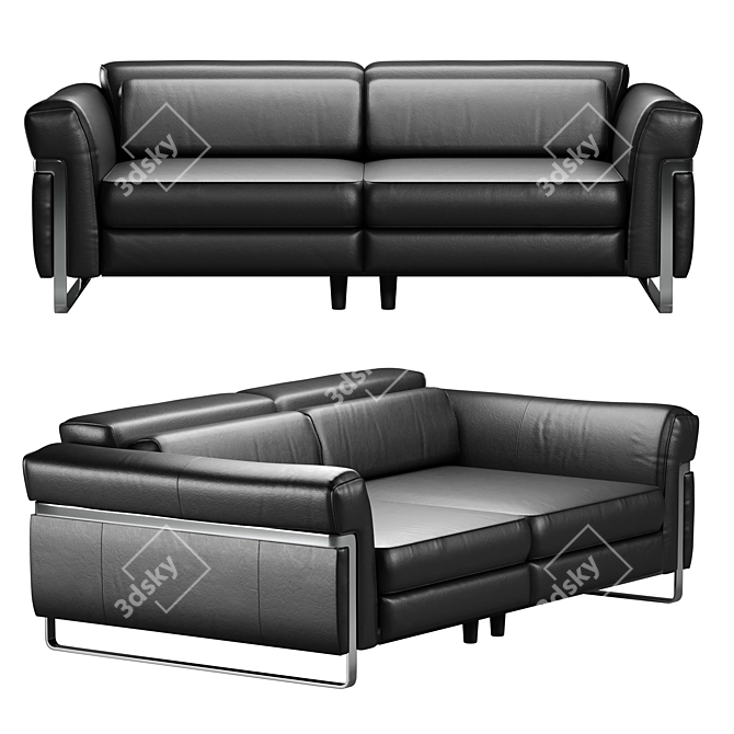 Natuzzi Fidelio: Elegant Comfort 3D model image 8