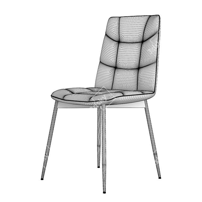 Elegant "Tiffany" Chair: Forpost-Shop 3D model image 5