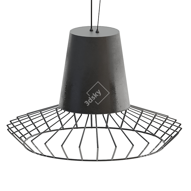 Mexican Inspired Pendant Lamp 3D model image 1