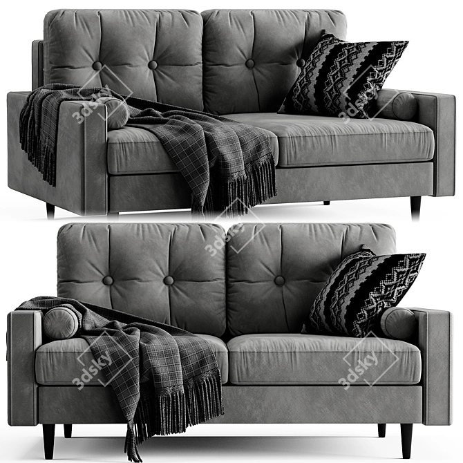 Modern Deans Sofa 3D model image 1