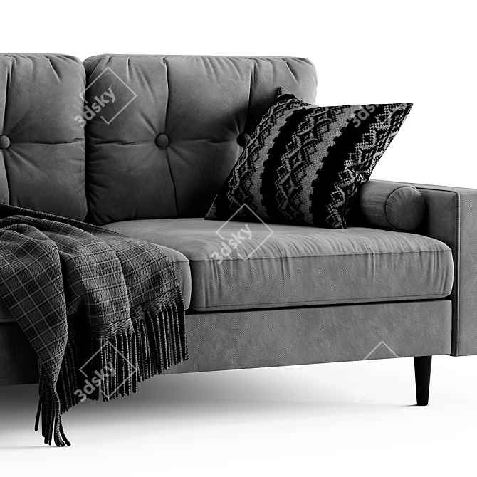 Modern Deans Sofa 3D model image 2