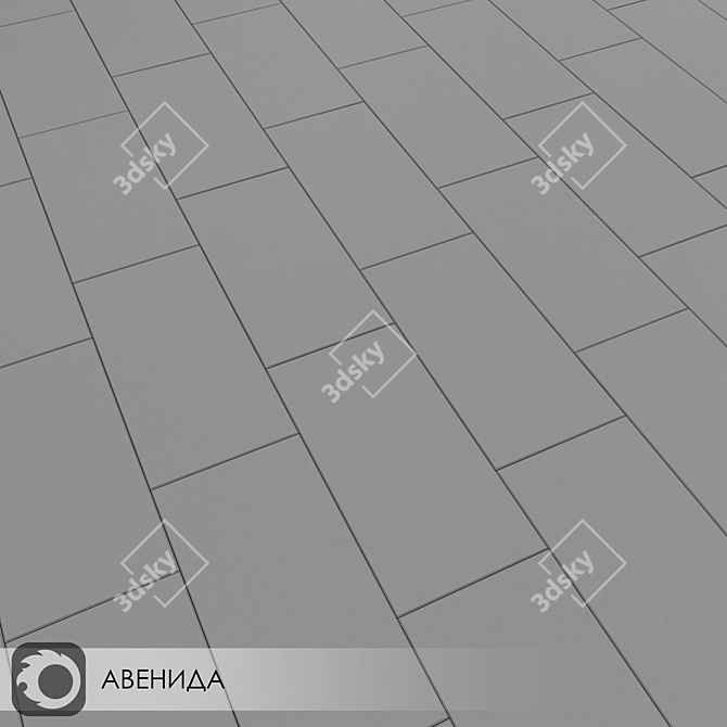Avenida Ceramic Tiles - Sleek and Stylish 3D model image 3