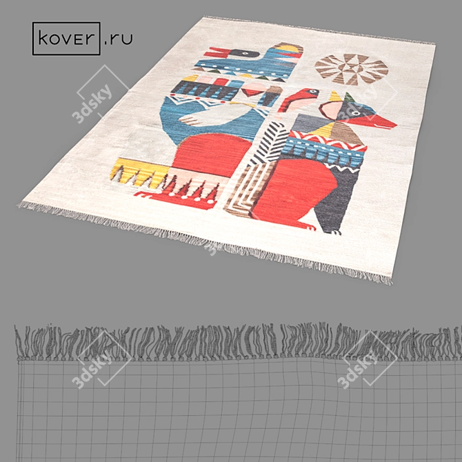 Modern Art de Vivre Carpets | Set3 | Kover.ru 3D model image 3