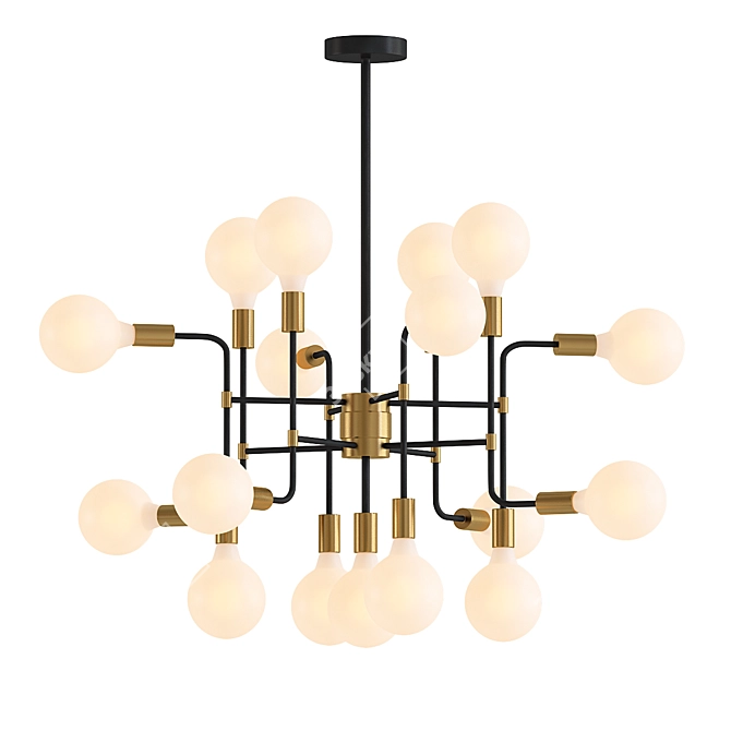 Yosemite Way Chandelier 3D model image 1