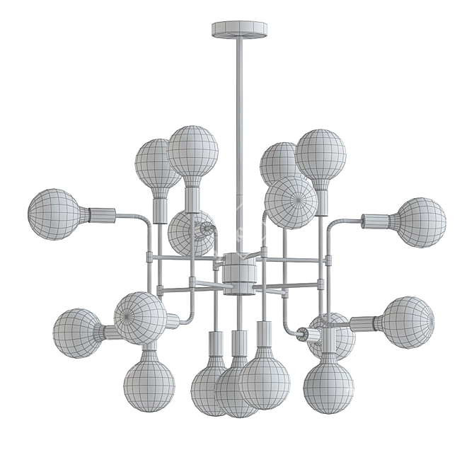 Yosemite Way Chandelier 3D model image 2