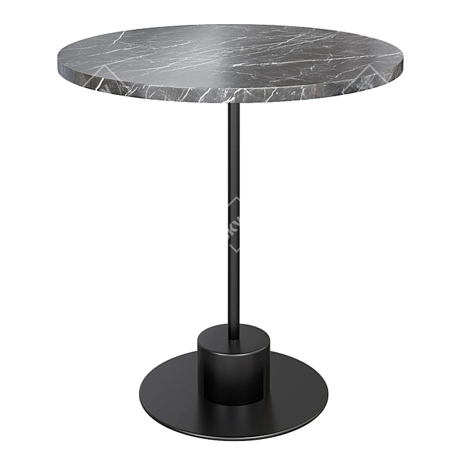 Stylish Divian Metal Table 3D model image 1