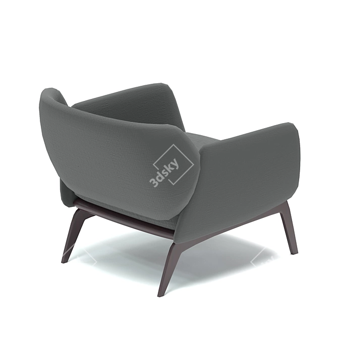 Modern Vray Armchair: Polys 4396 3D model image 2