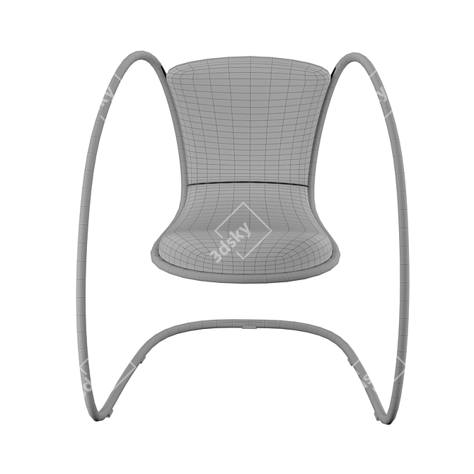 Timeless Luxury Chair 3D model image 3