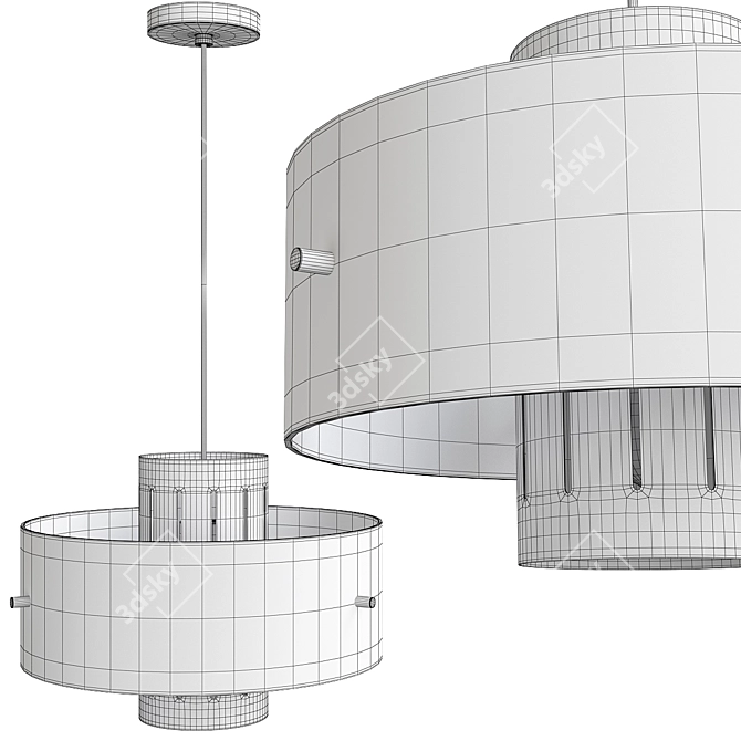 Chelsom Ceiling Luxe: Elegant and Versatile 3D model image 2