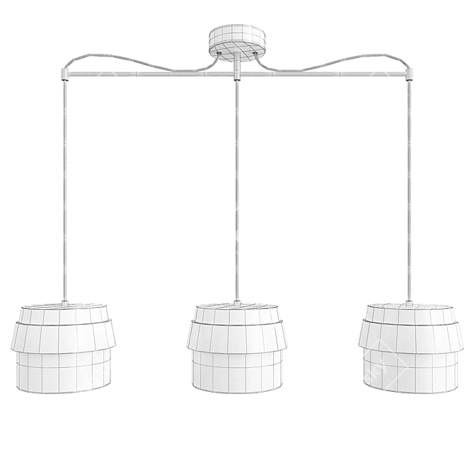 Modern Pendant Light Fixture - VIOKEF Morgan 3095900 3D model image 2