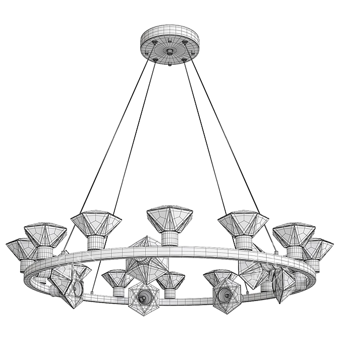 Kendra_CH: Contemporary Design Lamp 3D model image 2