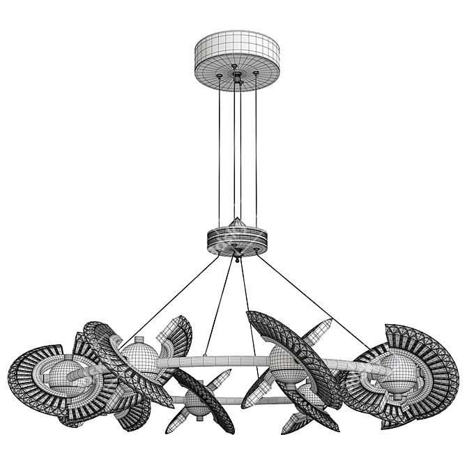 Phoenix_CH: Modern Millimeter-Sized Design Lamp 3D model image 3