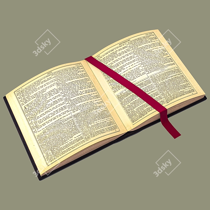 Animated Bible: Enhance Your Spiritual Journey 3D model image 3