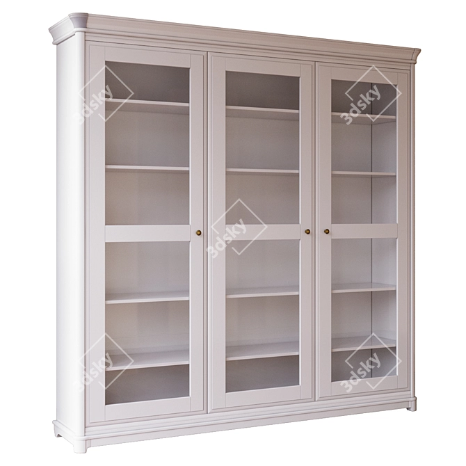 Riviera Collection Bookcase: Elegant Wood Design 3D model image 2