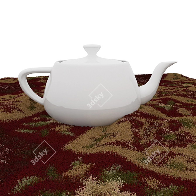 Round Rugs Set: Variety of Designs 3D model image 5