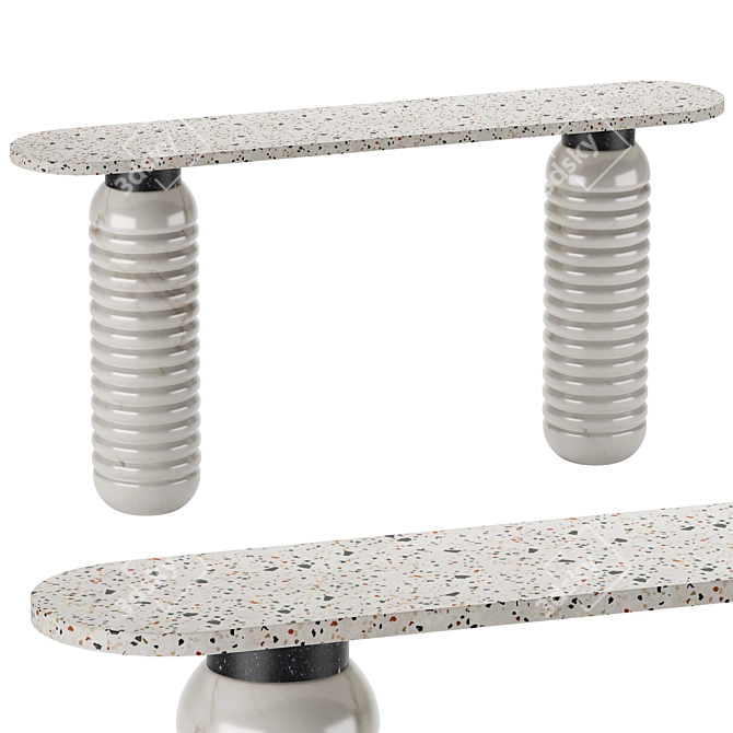 Sleek Jean Console: Modern Design by Mambo 3D model image 1