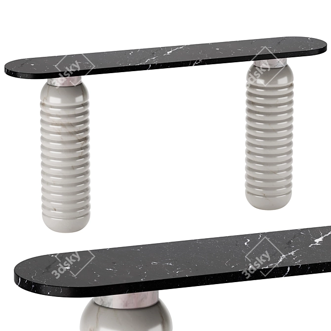 Sleek Jean Console: Modern Design by Mambo 3D model image 2