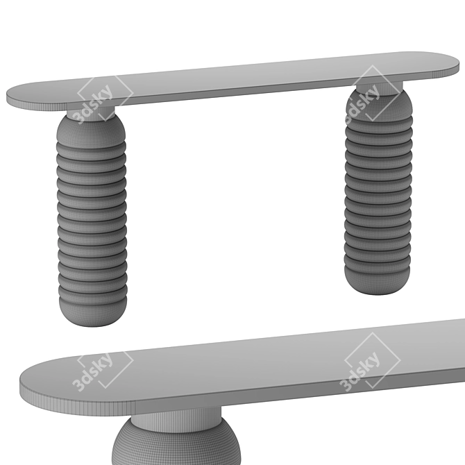 Sleek Jean Console: Modern Design by Mambo 3D model image 3