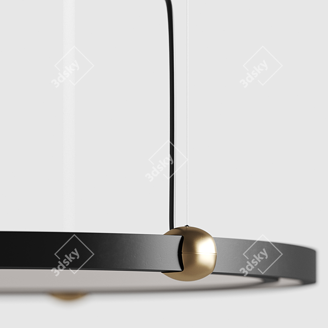 Elegant Pendant Lamp Collection 218 3D model image 2