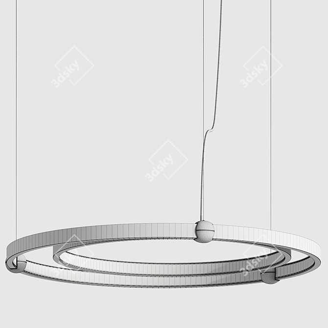 Elegant Pendant Lamp Collection 218 3D model image 4