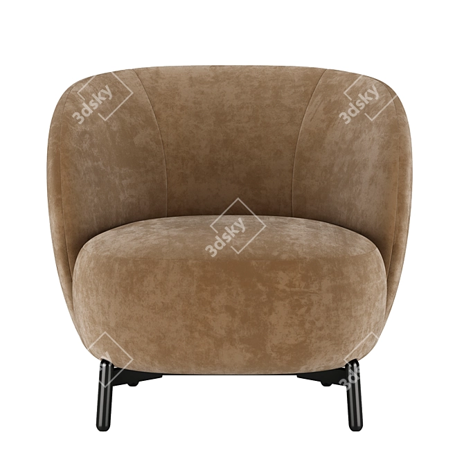 Kartel Luman Modern Armchair 3D model image 3