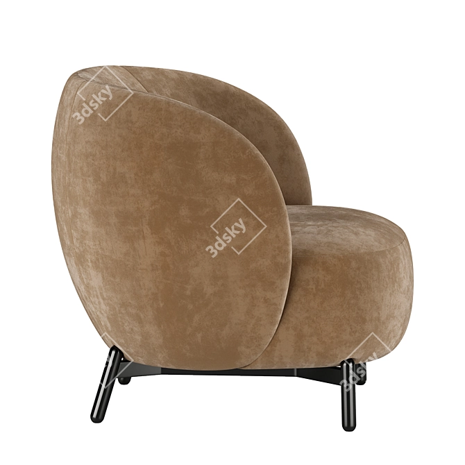 Kartel Luman Modern Armchair 3D model image 5