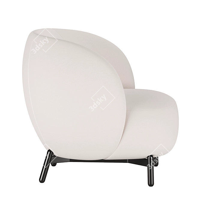 Kartel Luman Modern Armchair 3D model image 6