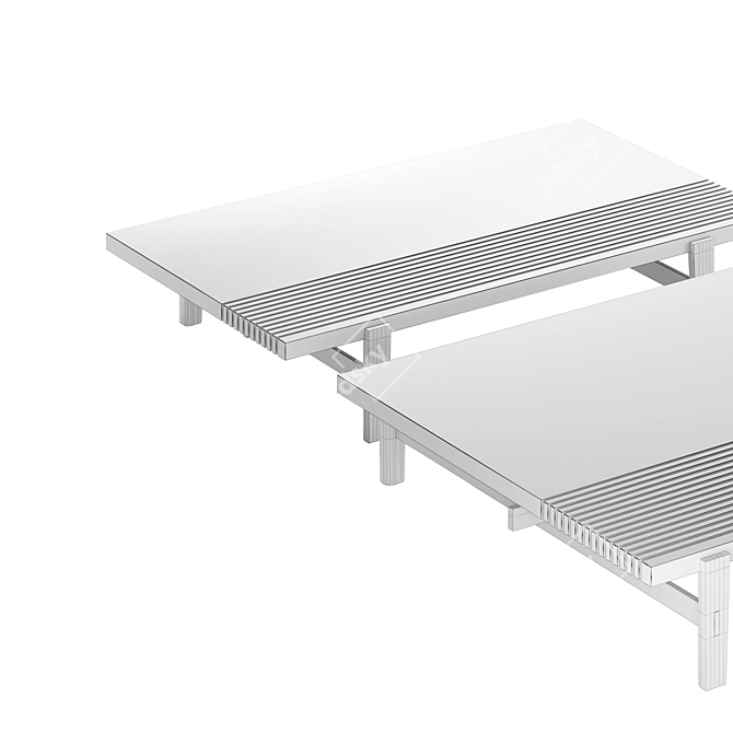 Elegant Poliform Coffee Tables 3D model image 3