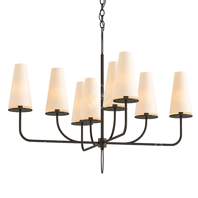 Elegant Drexel Chandelier: Timeless Beauty 3D model image 1