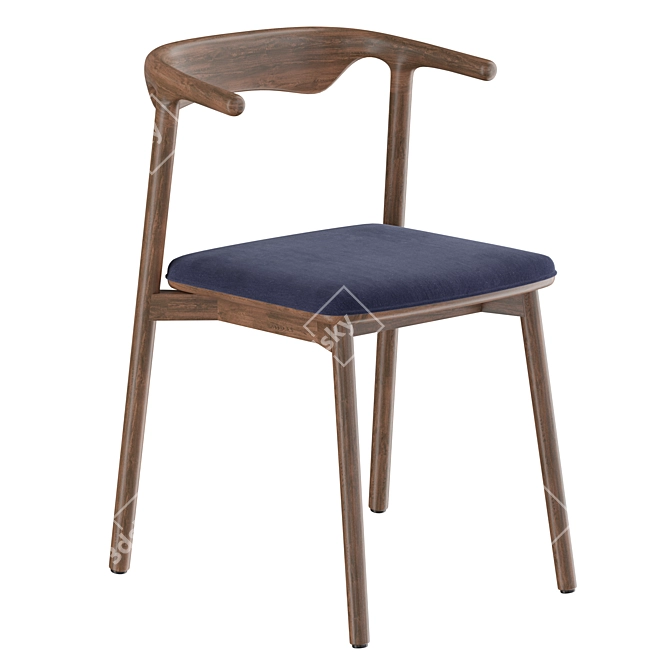 Scandinavian Inspired Pala Chair 3D model image 1