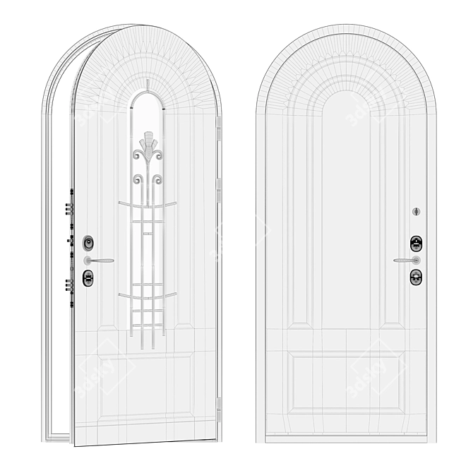 Entrance Door - I-DOORS №1

 Ultimate Quality & Innovative Design 3D model image 2