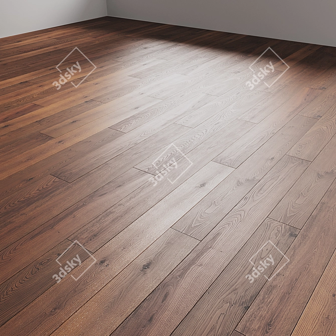 Woodco Wood Floor Set 3D model image 3