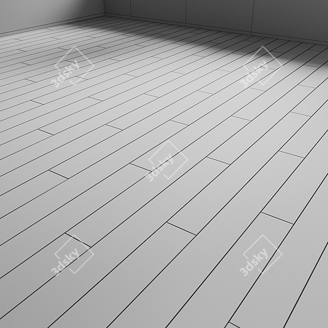 Woodco Wood Floor Set 3D model image 4