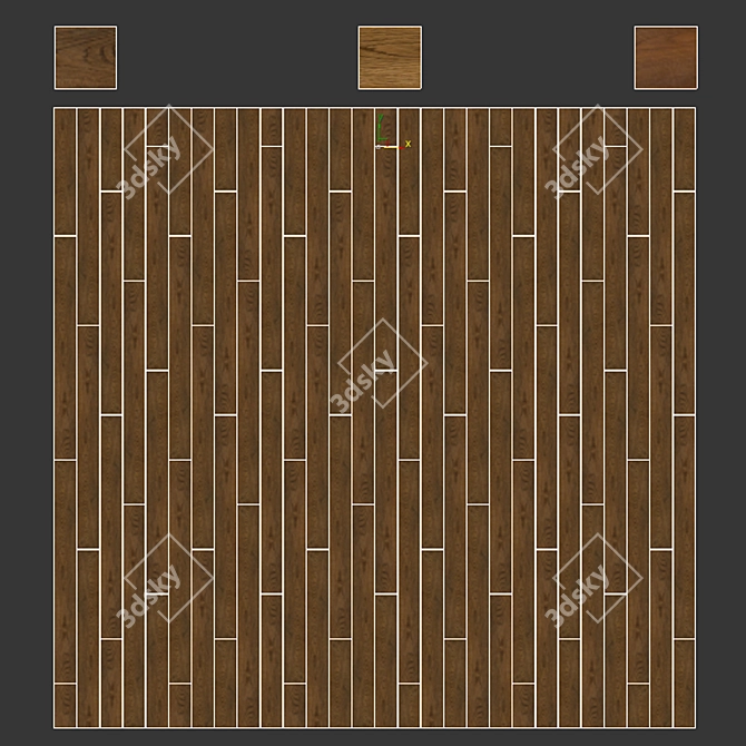 Woodco Wood Floor Set 3D model image 8