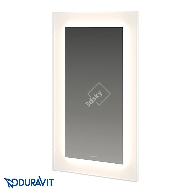 GERMAN MADE OM Illuminated Mirror 3D model image 1