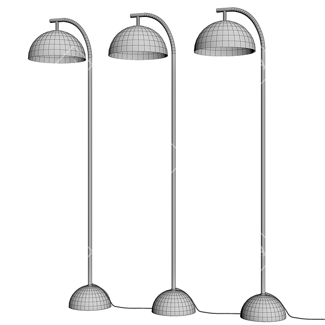 Sleek Dakhla Floor Lamp 3D model image 3