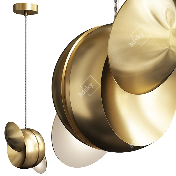 Sleek Design FISS Lamp 3D model image 1