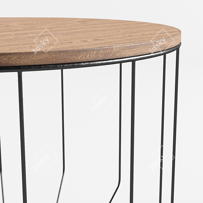 Haiti Coffee Table Set: Modern, Stylish 3D model image 2